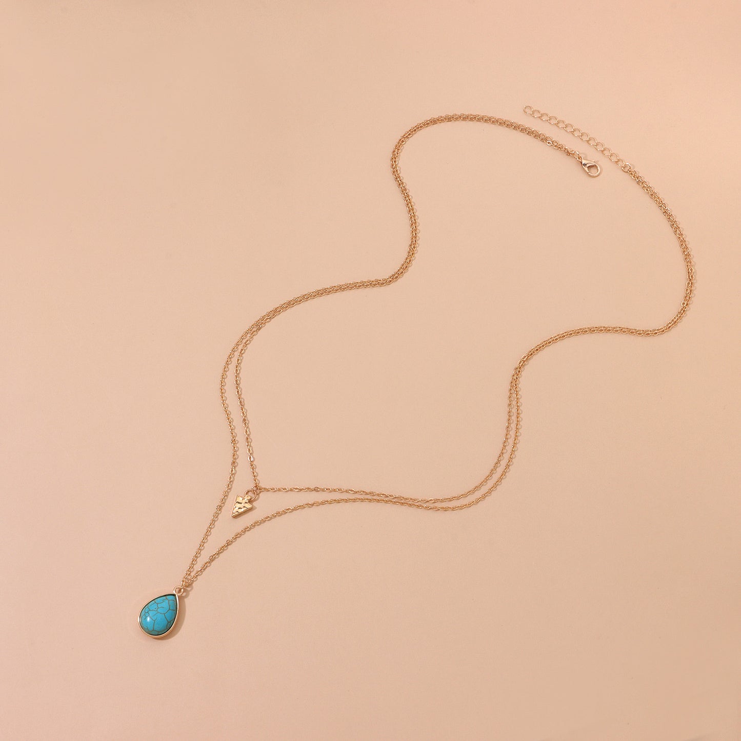 Punk Fashion Geometric Alloy Cross Pendant Necklace for Women