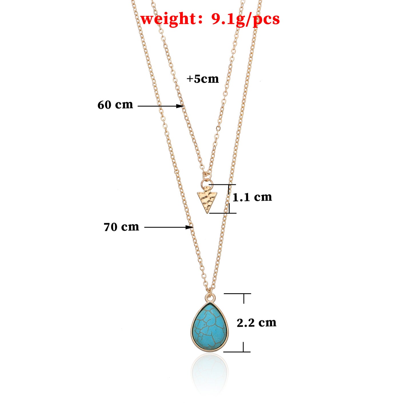 Punk Fashion Geometric Alloy Cross Pendant Necklace for Women