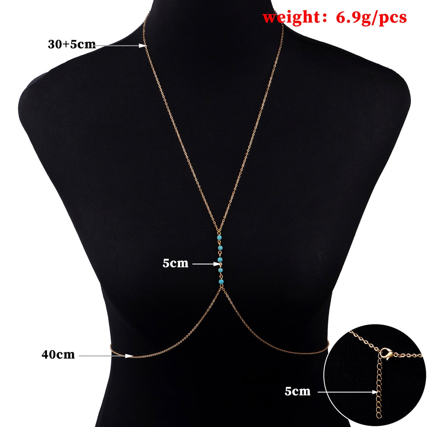 Catena Minimalista in Lega Geometrica a Croce per il Corpo