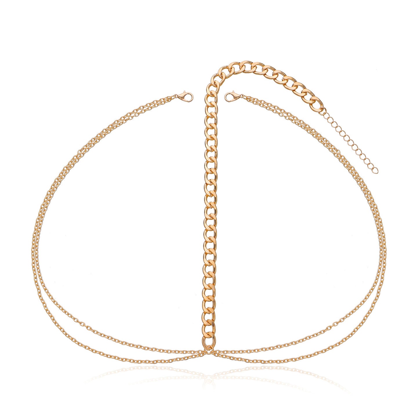 Western Style Multi Layer Tassel Head Chain Crown Hair Accessory for Women Checkered Pattern Alloy Hairband Headpiece Fashion Headwear
