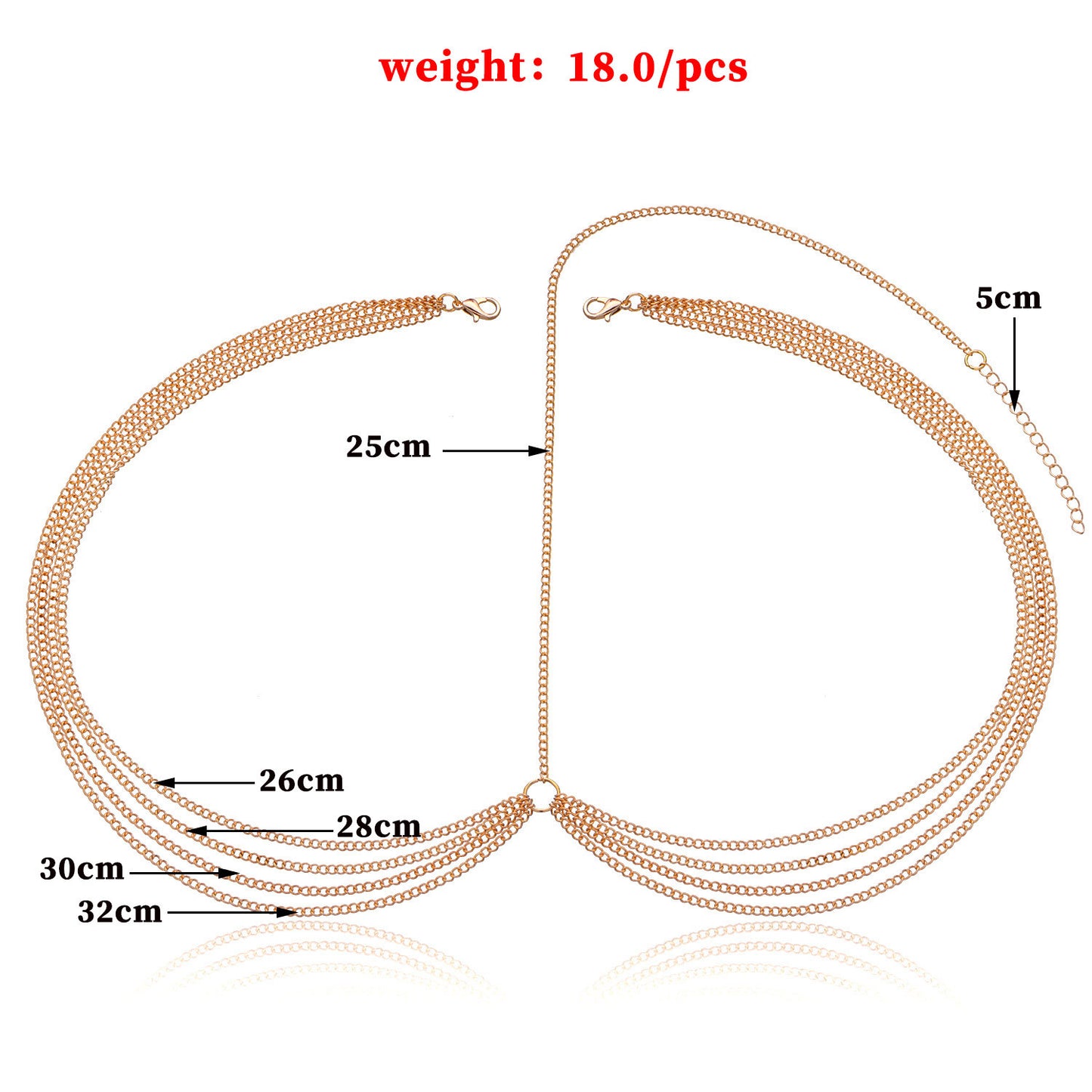 Women's Geometric Checkered Alloy Hair Chain Headband