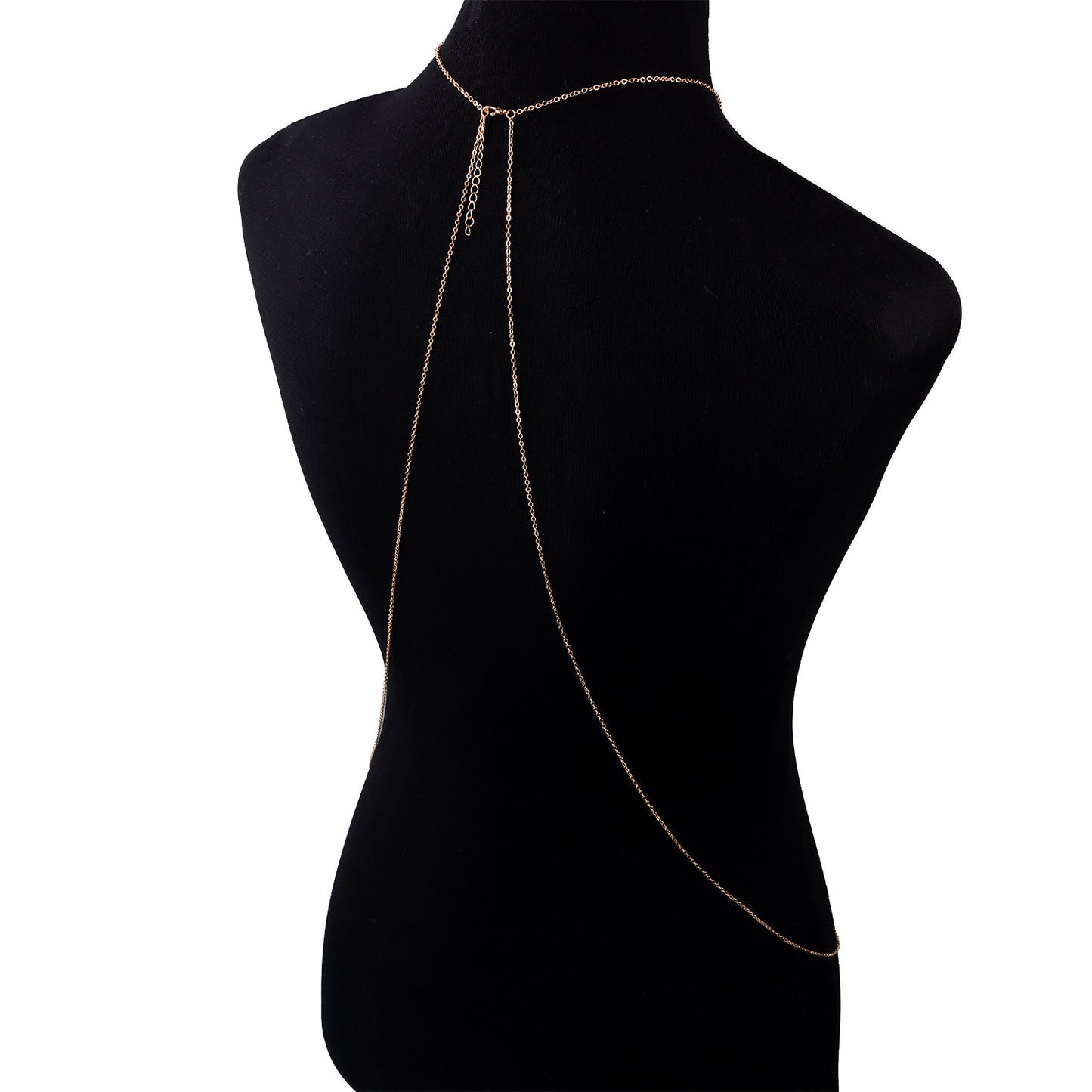 Vintage U-Shaped Waist Chain for Women Retro Bikini Body Chain Single Cross Chain Adjustable Waist Jewelry