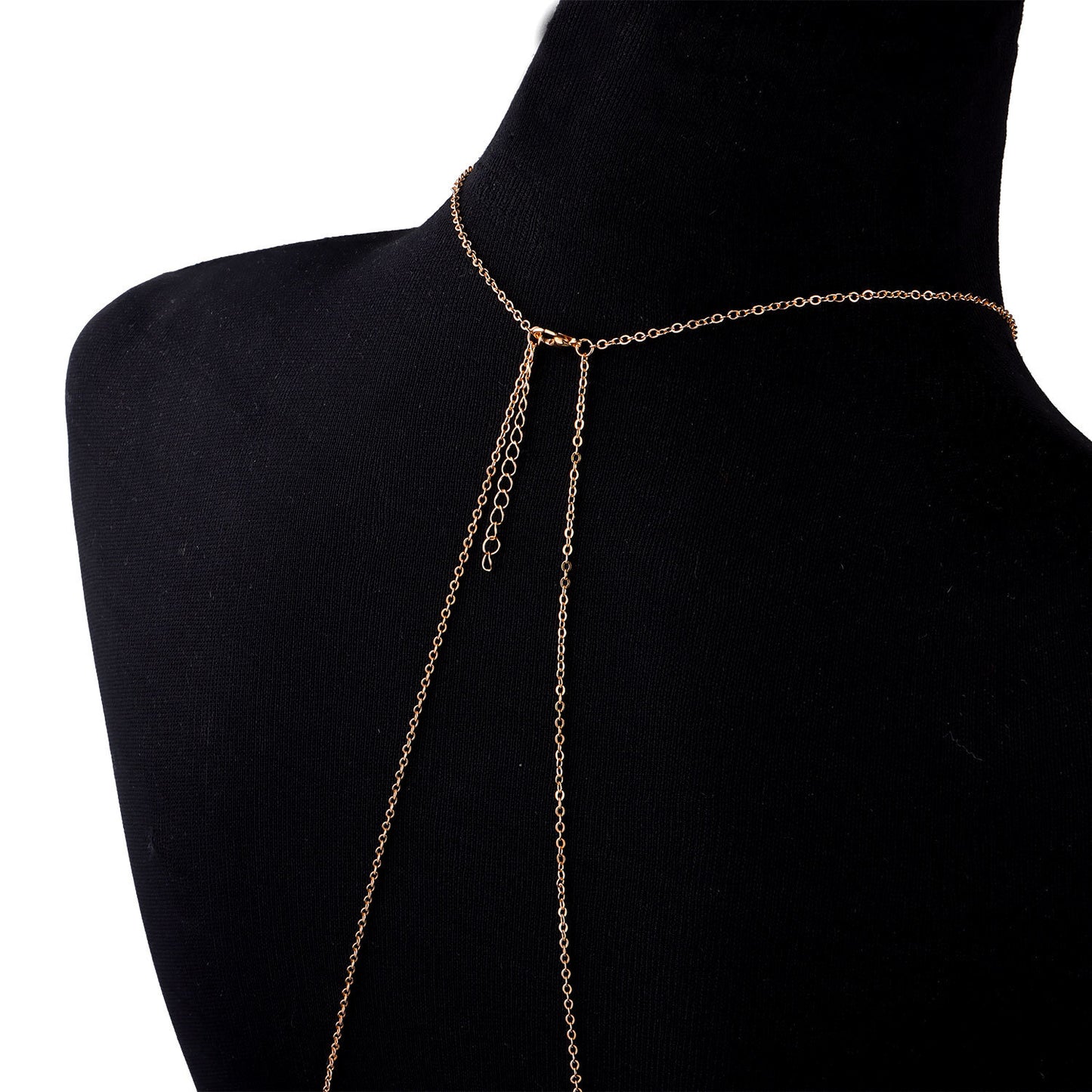 Vintage U-Shaped Waist Chain for Women Retro Bikini Body Chain Single Cross Chain Adjustable Waist Jewelry