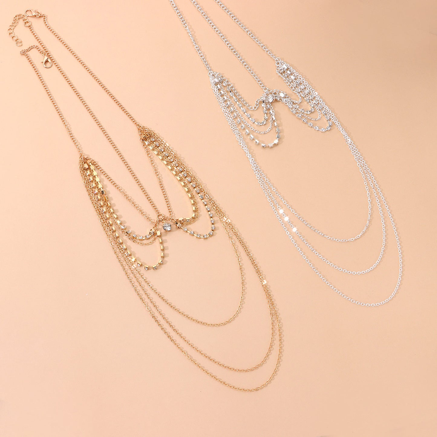 Rhinestone Hair Band Alloy Geometric Tartan Headband for Women Minimalist Western Style Hair Accessory