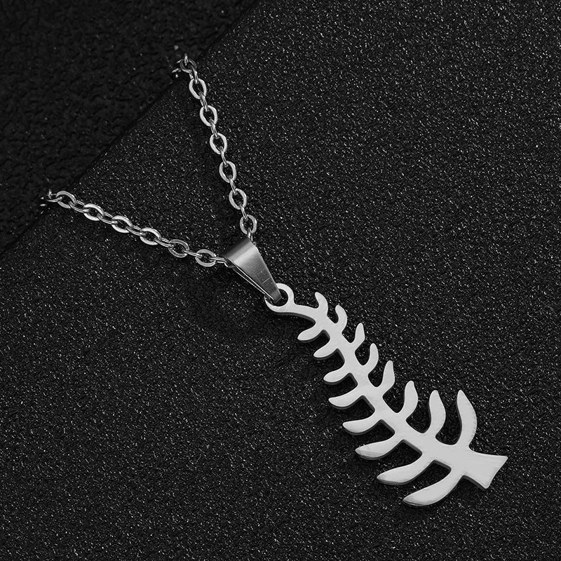 Collar con colgante de acero inoxidable Adinkra Gye Nyame geométrico con cadena tipo O, cadena de acero de titanio, estilo casual a la moda para unisex
