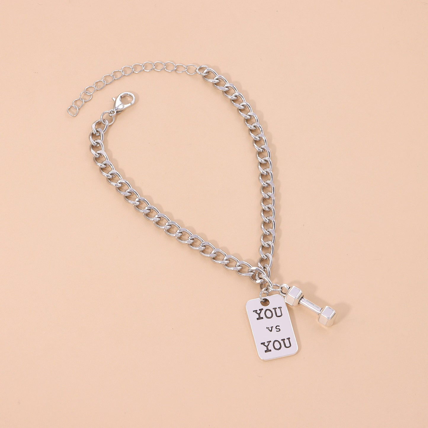 Women's Letter Style Alloy Plated Bracelet - Fashion Fitness Gym Jewelry for Travel Souvenir, Exhibition, Promotion, Employee Gift, Anniversary, Business Gift, Opening Ceremony