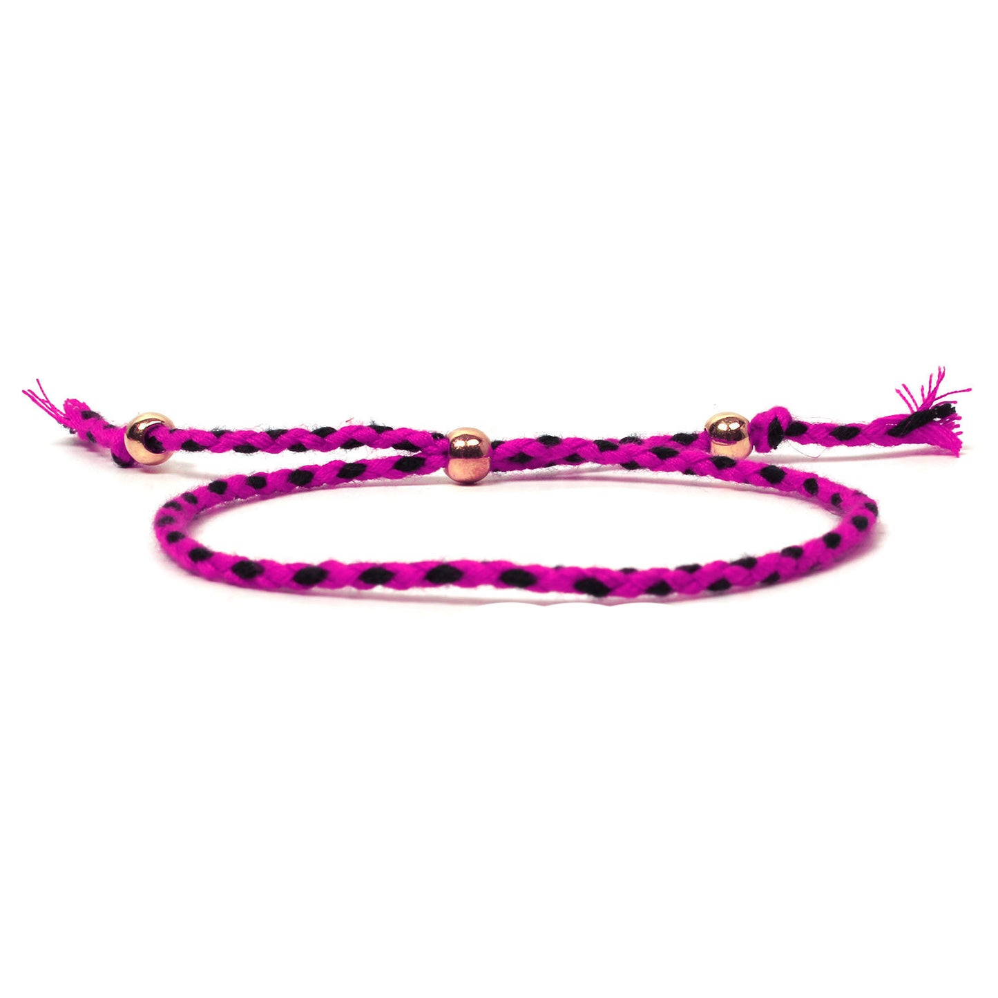 Pulsera de hilo trenzado colorida, hecha a mano, estilo geométrico, para mujer con opción de logo personalizado