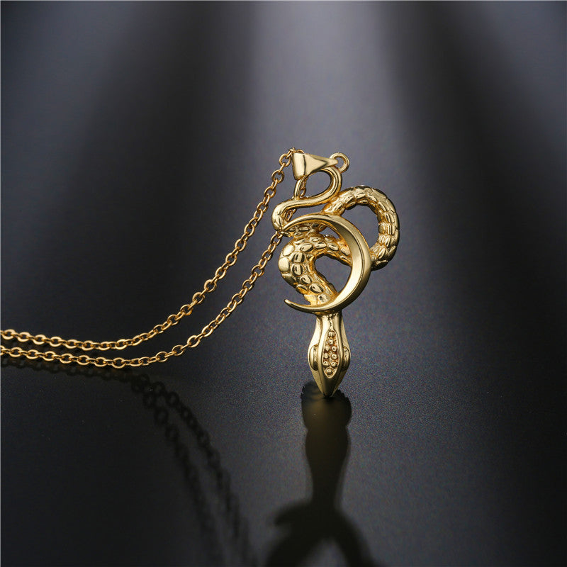 Vintage Hip-hop Brass Cable Chain Necklace