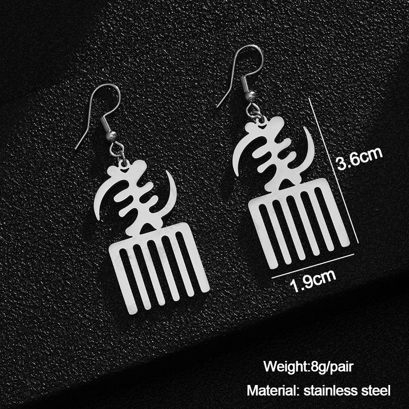 Pendientes de Acero Inoxidable Dorados Geométricos para Mujer, Joyería de Moda llamativa, Diseño Minimalista, Estilo Bohemio, Accesorio Unisex