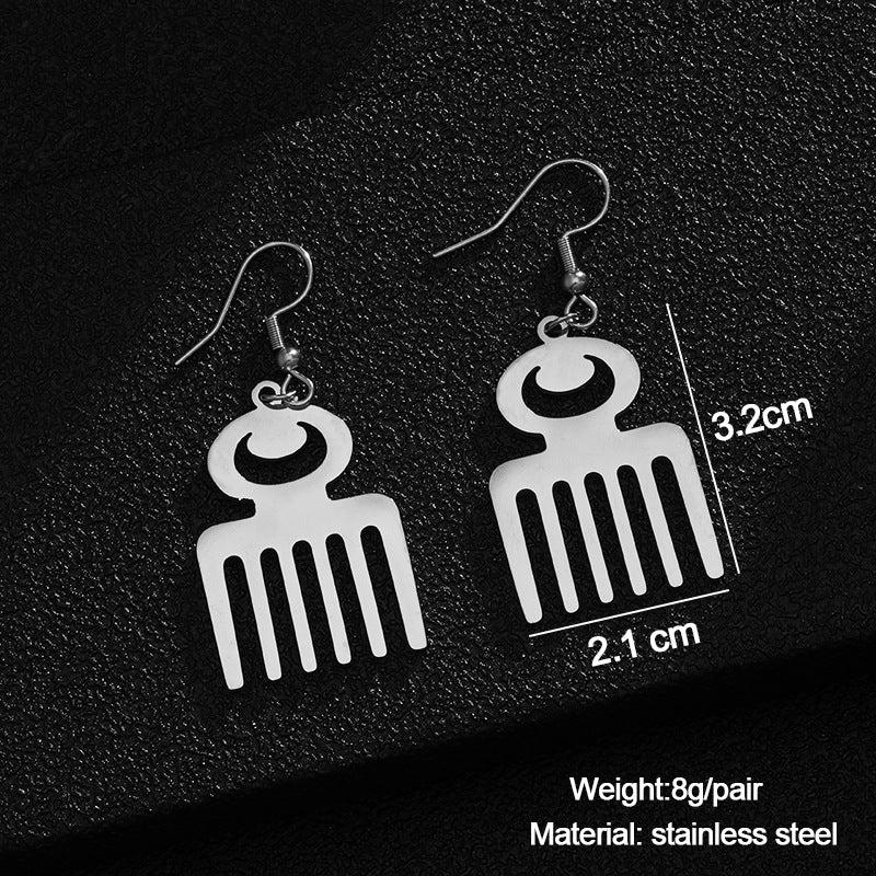 Pendientes de Acero Inoxidable Dorados Geométricos para Mujer, Joyería de Moda llamativa, Diseño Minimalista, Estilo Bohemio, Accesorio Unisex