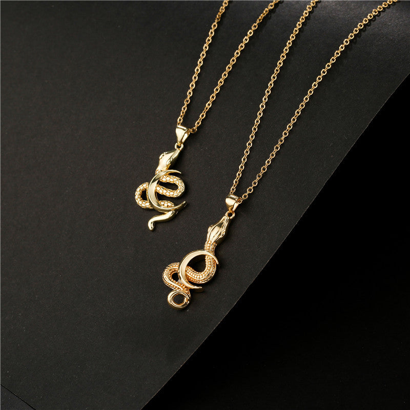 Vintage Hip-hop Brass Cable Chain Necklace