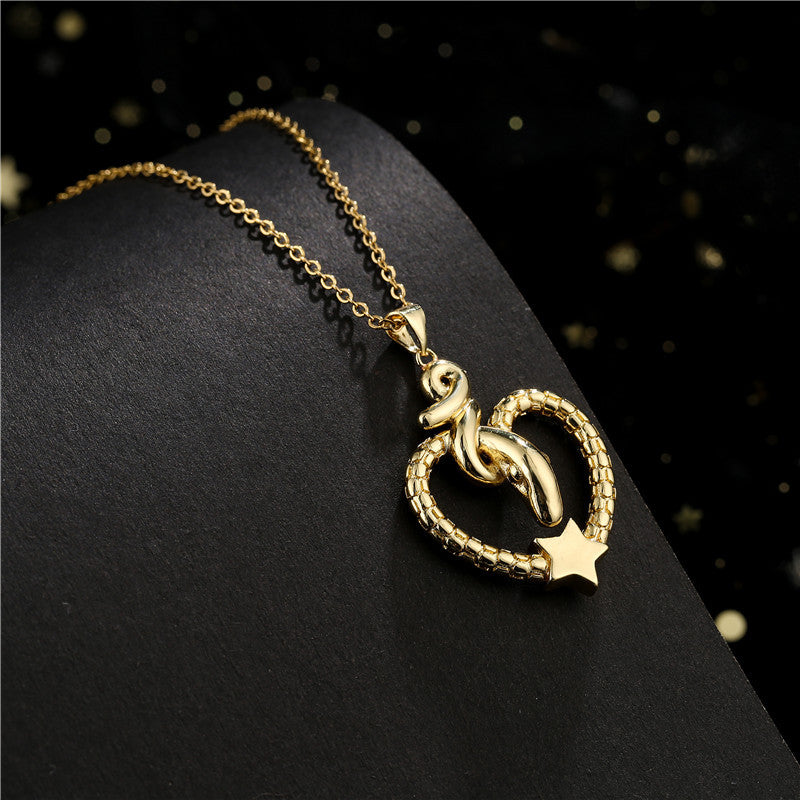 Vintage Hip-hop Brass Cable Chain Necklace