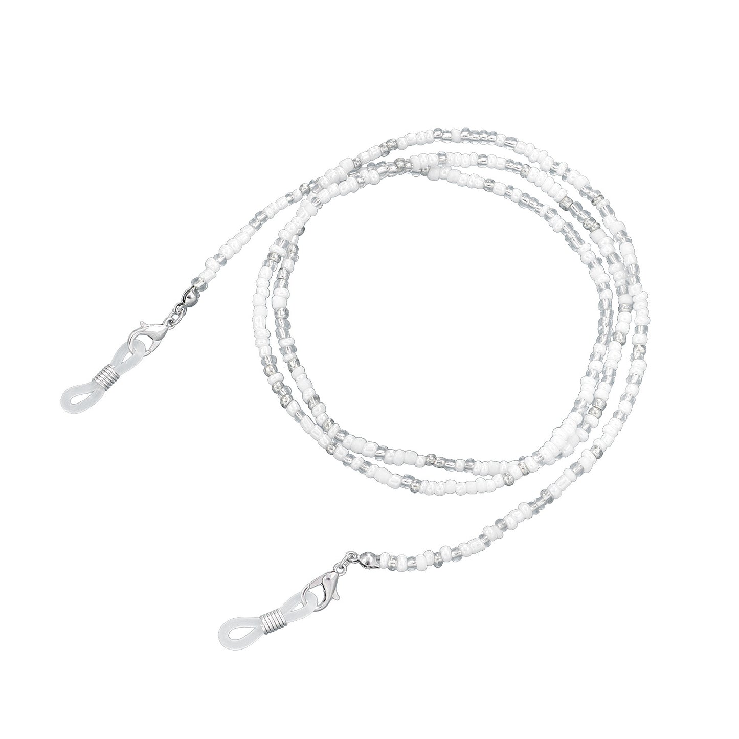 Women's Multi-Functional Seed Bead Eyeglass Chain Anti-Slip Mask Holder
