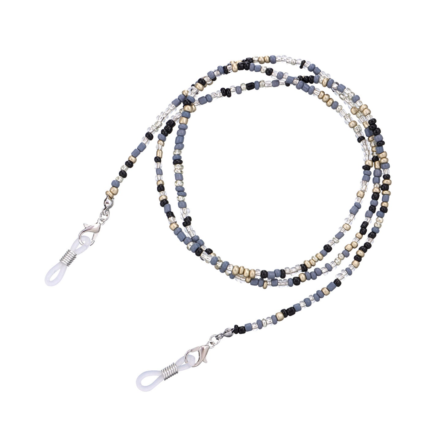 Women's Multi-Functional Seed Bead Eyeglass Chain Anti-Slip Mask Holder