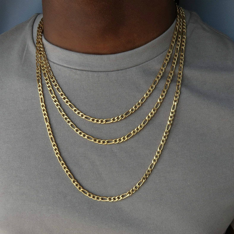 Elegant Geometric Alloy Plated Cable Chain Necklace for Women