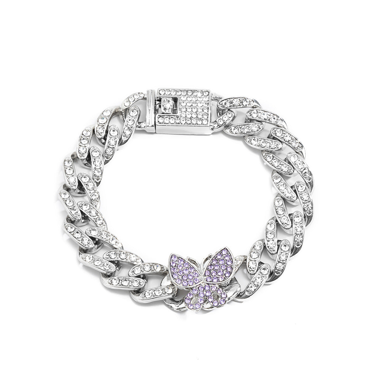 Vintage Alloy Butterfly Chain Bracelet for Women, Plated, Individuality Style, Fashion Jewelry, Travel Souvenir Gift