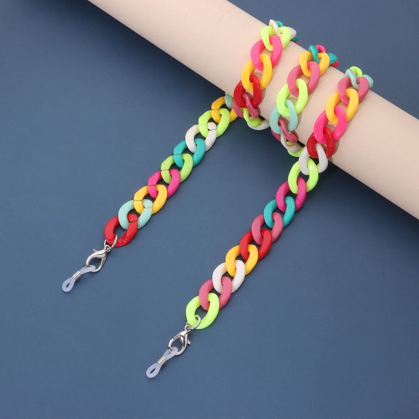 Fashion Tortoiseshell Amber Acrylic Eyeglass Chain