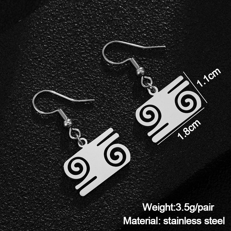 Pendientes de Acero Inoxidable Dorados Geométricos para Mujer, Joyería de Moda llamativa, Diseño Minimalista, Estilo Bohemio, Accesorio Unisex