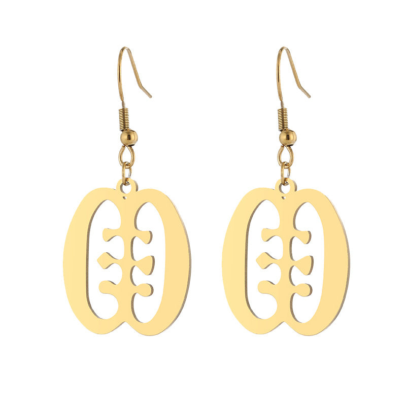 Pendientes de Acero Inoxidable Dorados Geométricos para Mujer, Joyería de Moda llamativa, Diseño Minimalista, Estilo Bohemio, Accesorio Unisex