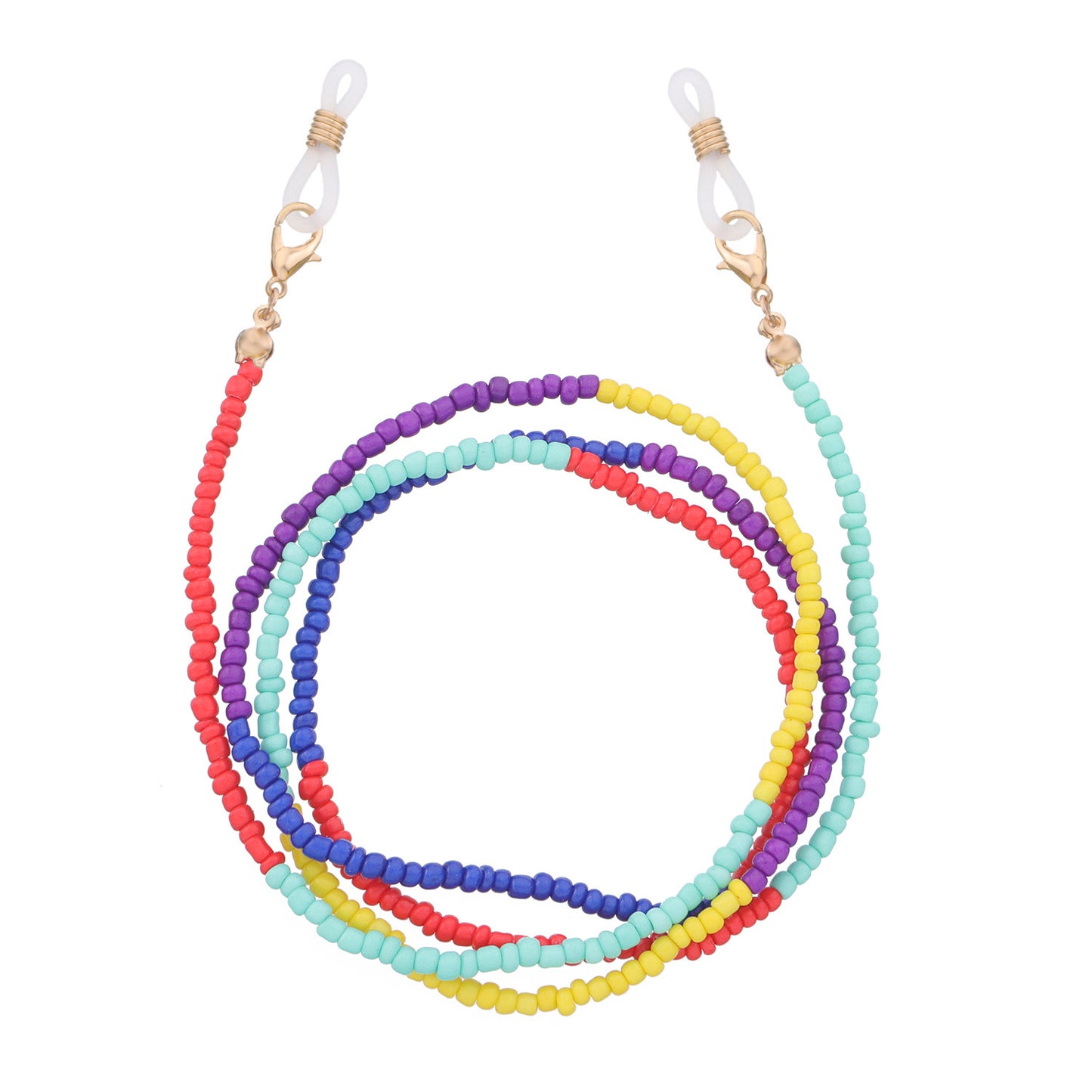 Colorful Glass Beads Eyeglass Holder Chain for Women
