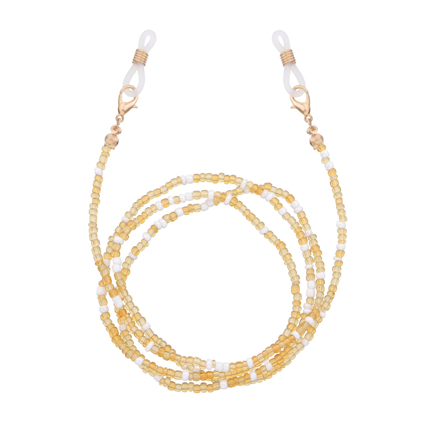 Colorful Glass Bead Ball Chain Eyewear Holder for Women
