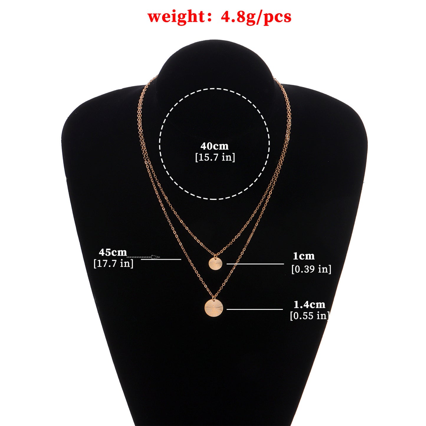 Minimalist Geometric Alloy Cross Chain Pendant Necklace for Women, Elegant Layered Jewelry for Sweaters
