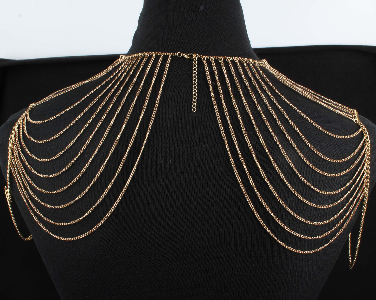 Vintage Women's Geometric Fringe Link Arm Cuff Bracelet Alloy Handmade Jewelry