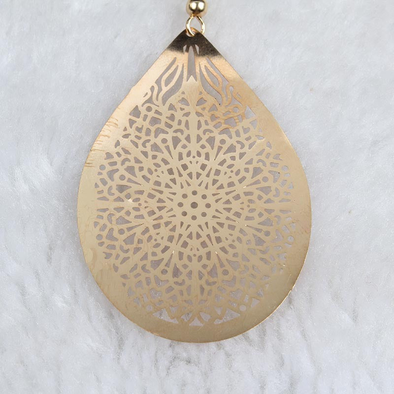 Western Style Geometric Spiderweb Pendant Earrings for Women Alloy Fashion Jewelry for Party and Daily Wear