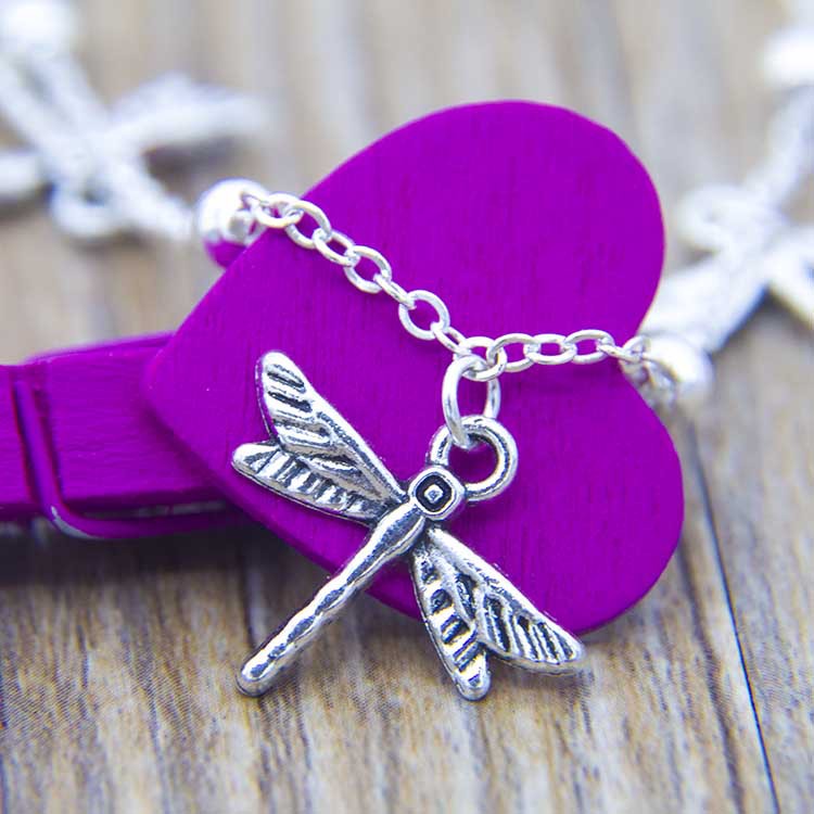 Minimalist Alloy Bracelet with Dragonfly Design for Women Fashion Jewelry Trendy Hand Accessory