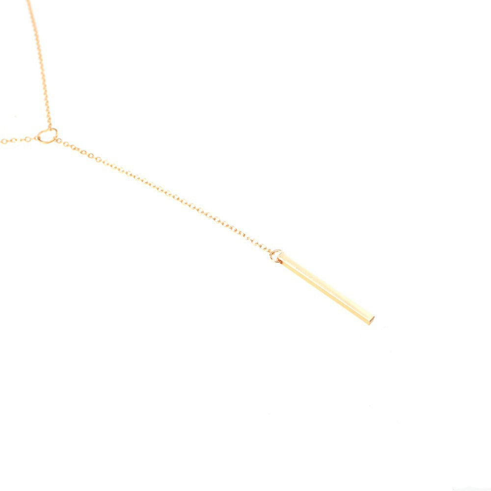 Five Point Star Pendant Necklace for Women Minimalist Geometric Fashion Choker Chain Jewelry