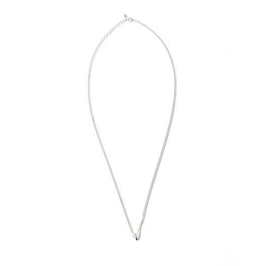 Collana da donna con ciondolo geometrico minimalista in argento sterling 925 e catena a serpente