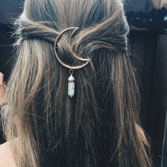 Accesorio de Pelo Geométrico de Aleación