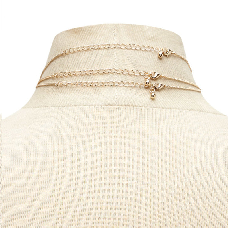Alloy Geometric Necklace