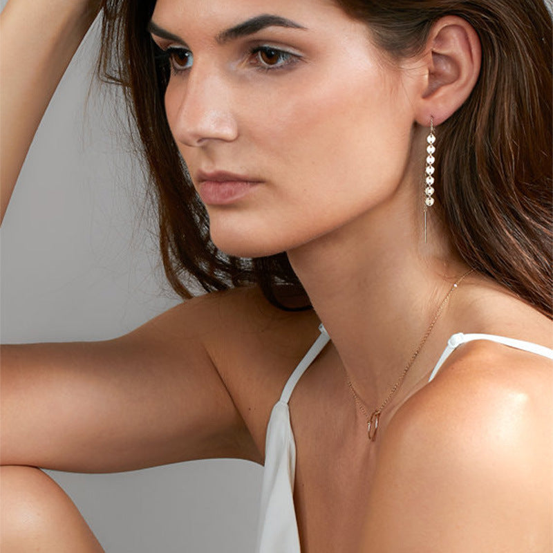 August Fashion Women's Geometric Alloy Earrings for Parties and Evening Wear