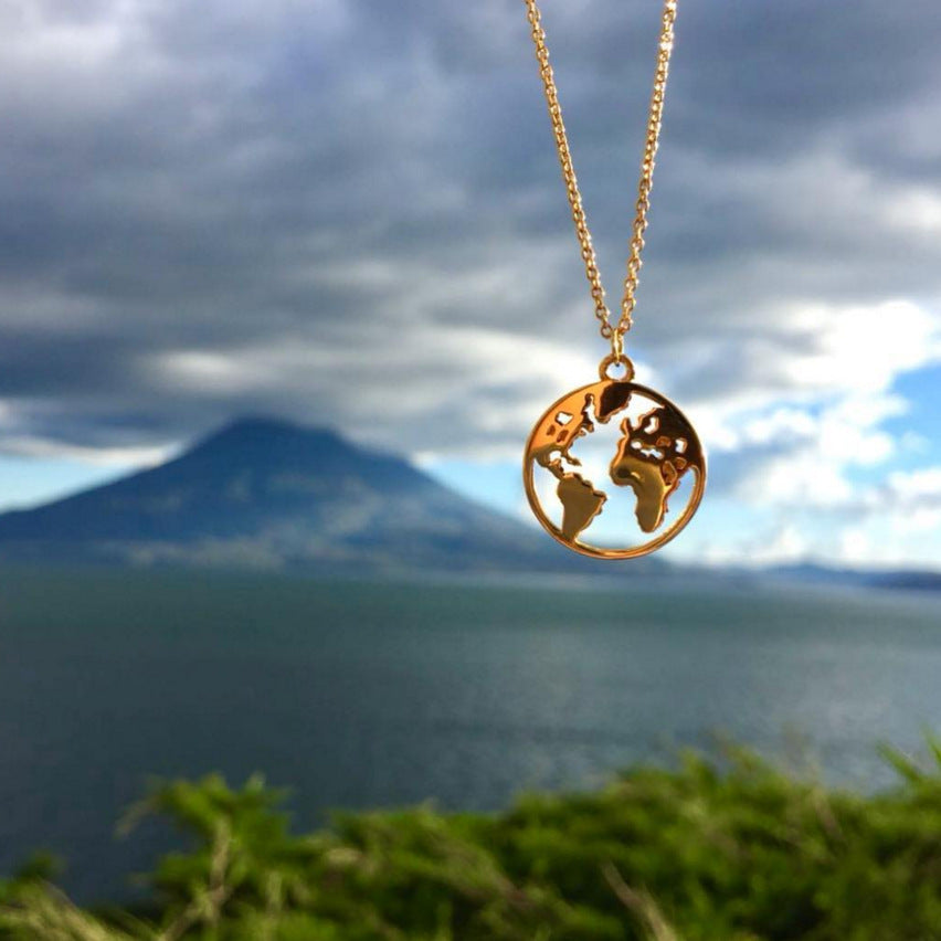 Collana corta geometrica in argento sterling 925