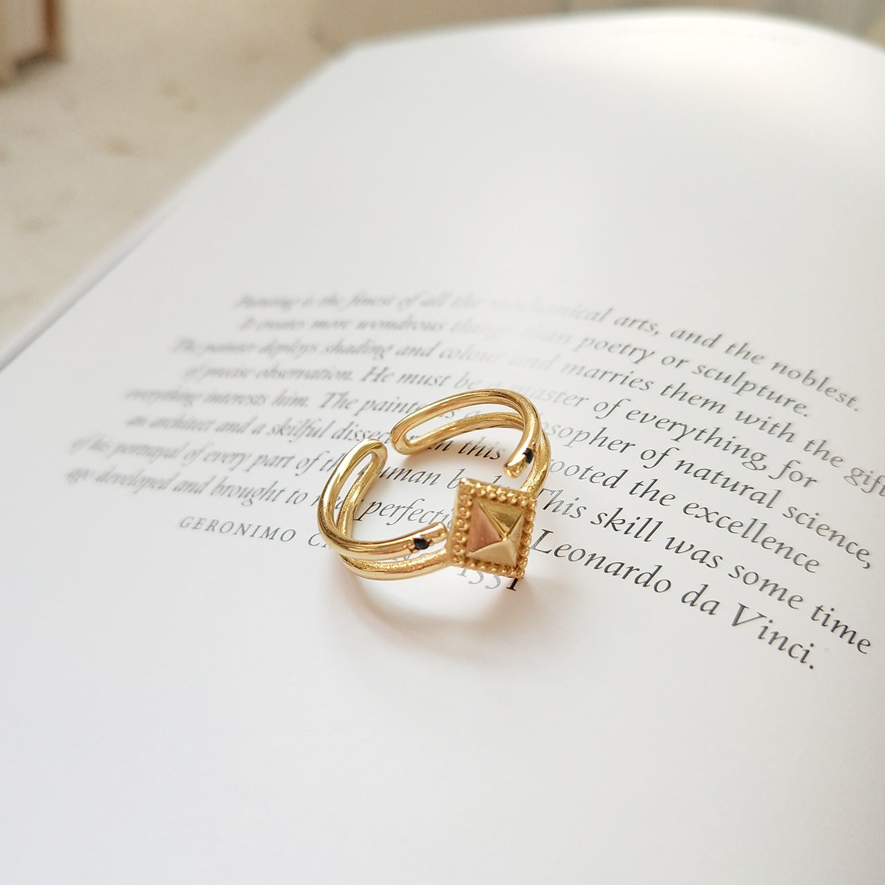 Minimalist Sweet 925 Sterling Silver Geometric Oval Open Ring
