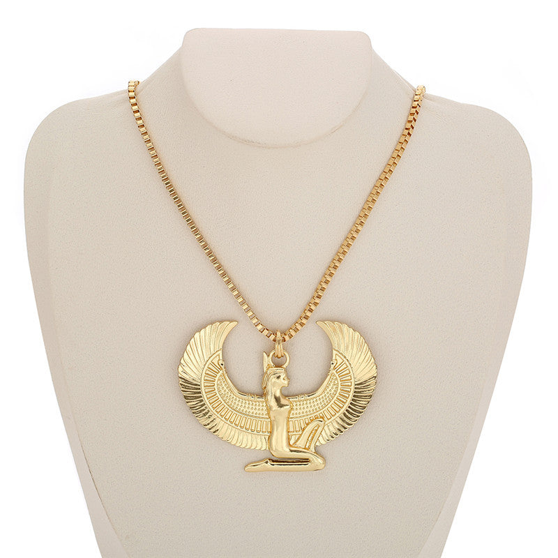 Hip-hop Punk Alloy Cartoon Pendant Box Chain Necklace Unisex