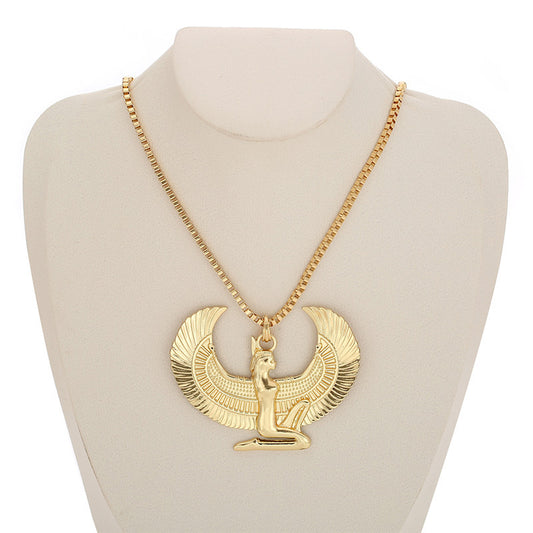 Hip-hop Punk Alloy Cartoon Pendant Box Chain Necklace Unisex