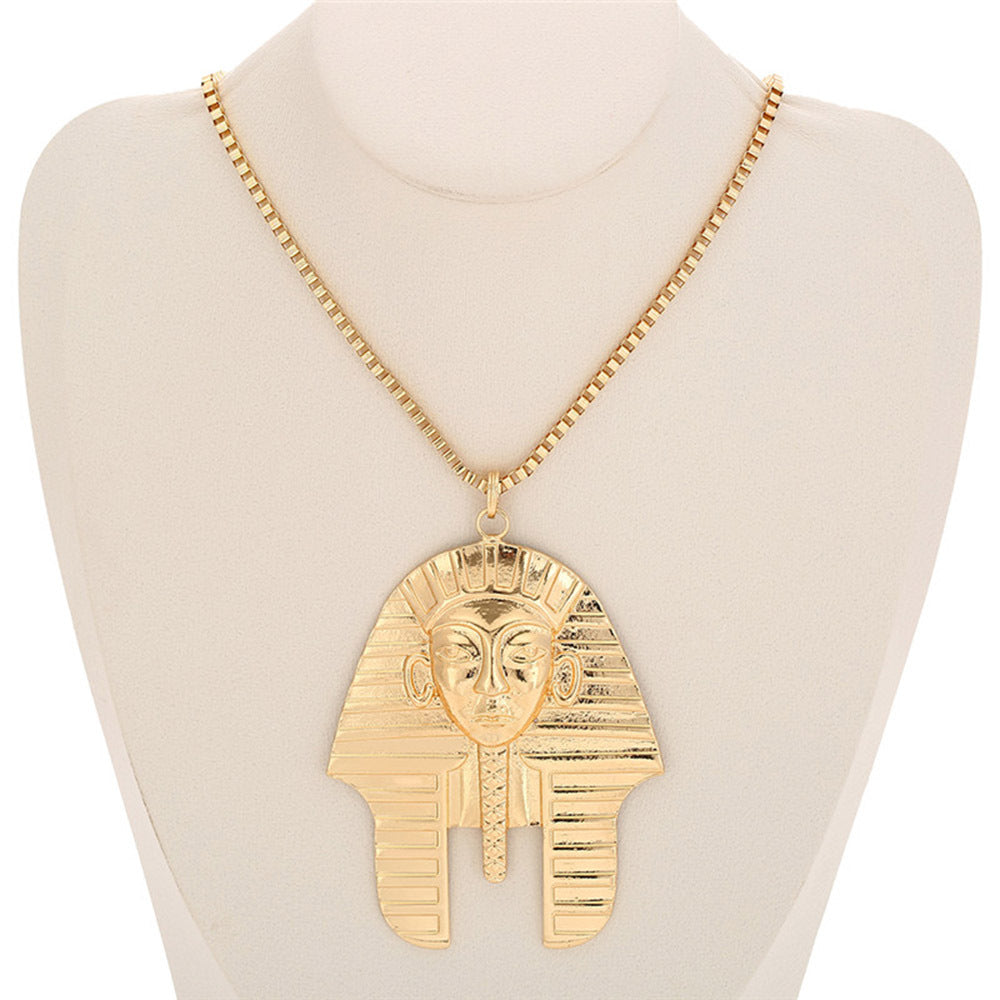 Hip-hop Punk Alloy Cartoon Pendant Box Chain Necklace Unisex