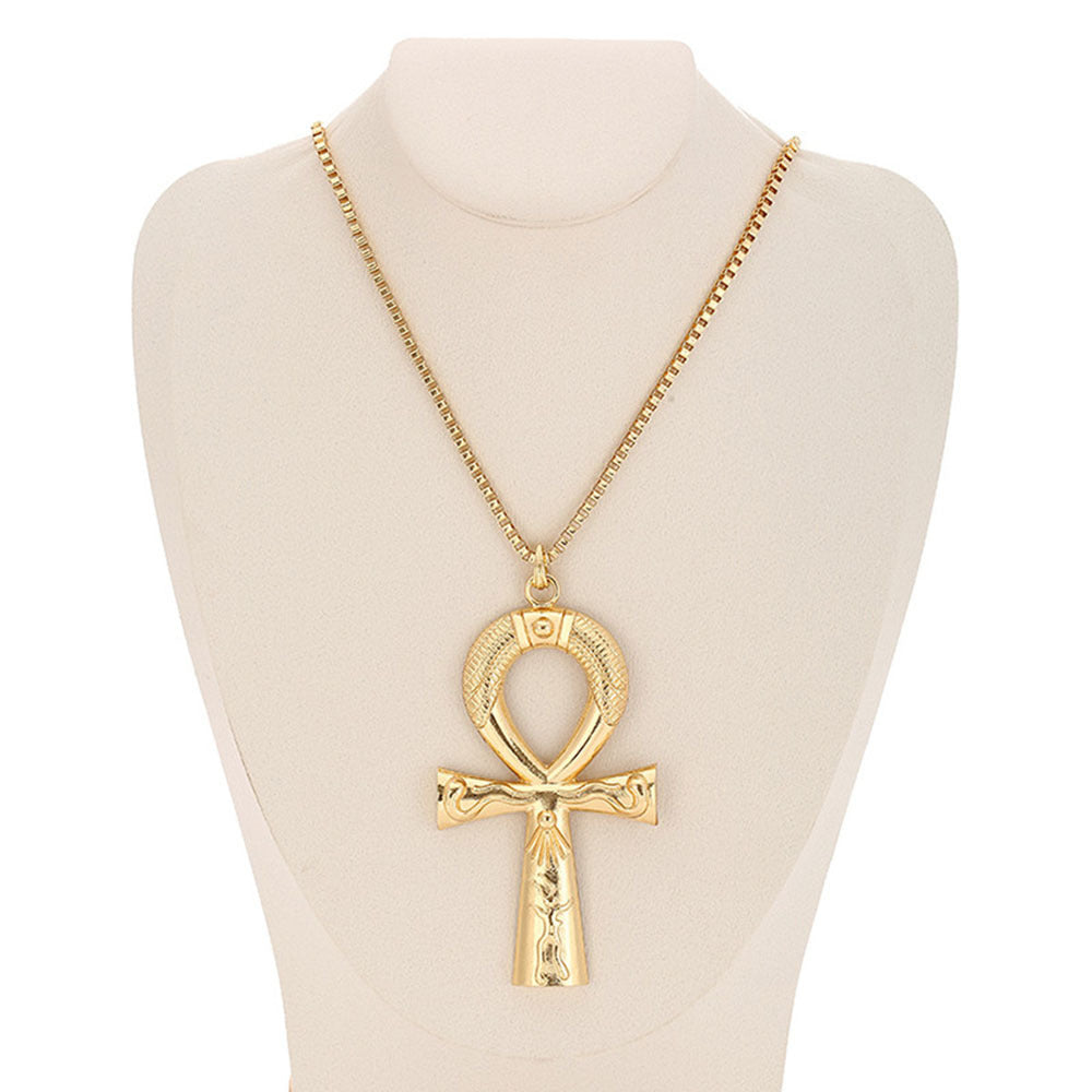 Hip-hop Punk Alloy Cartoon Pendant Box Chain Necklace Unisex