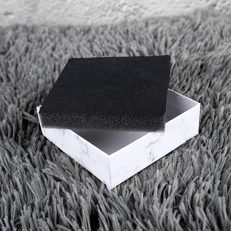 Portagioie con Texture Marmo per Anelli Collane Orecchini