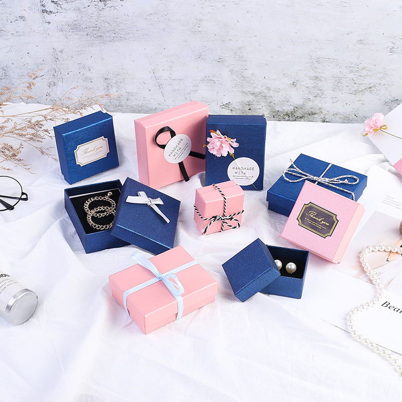 Jewelry Box for Earrings Rings Necklaces Bracelets Packaging