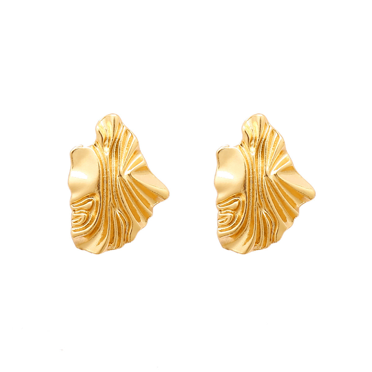 Pendientes geométricos minimalistas de aleación para mujer