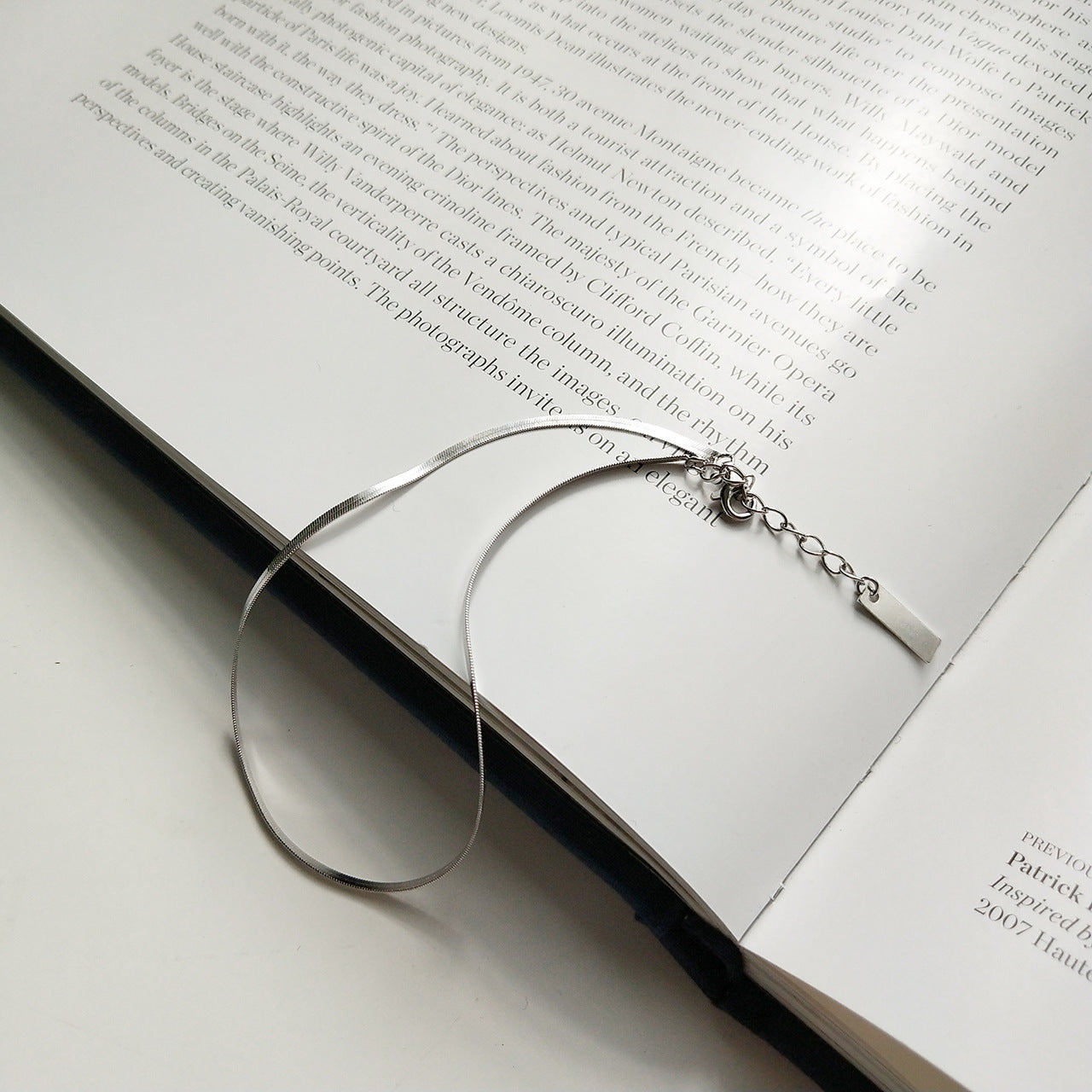 Minimalist S925 Sterling Silver Star Plated Bar Chain Anklet for Women