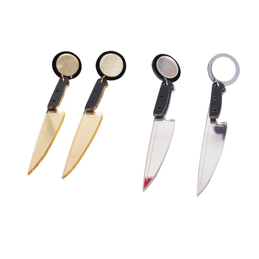 Pendientes Largos de Acrílico Vintage Llamativos para Mujer