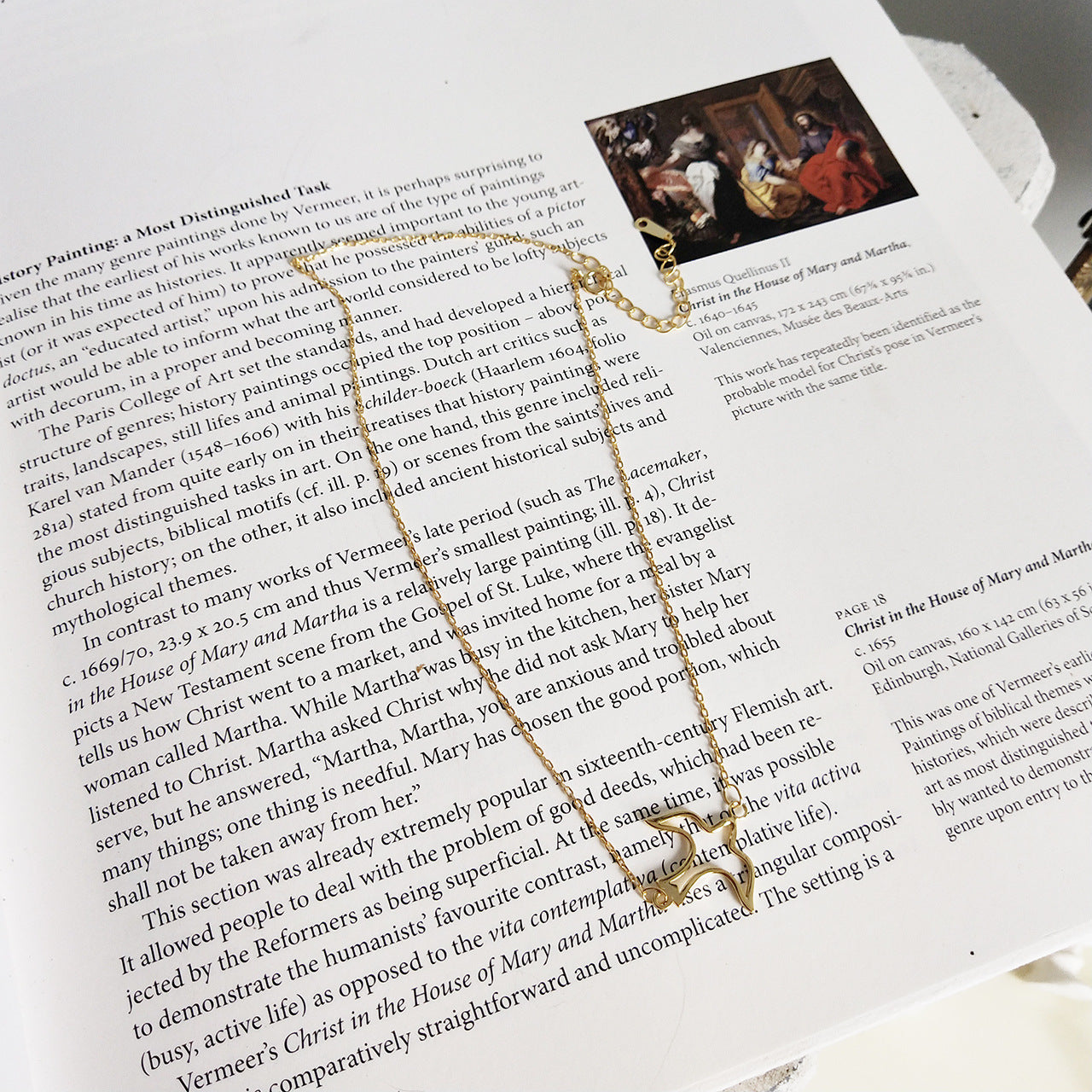 Sweet 925 Sterling Silver Gold Plated Bird Pendant Ball Chain Choker Necklace