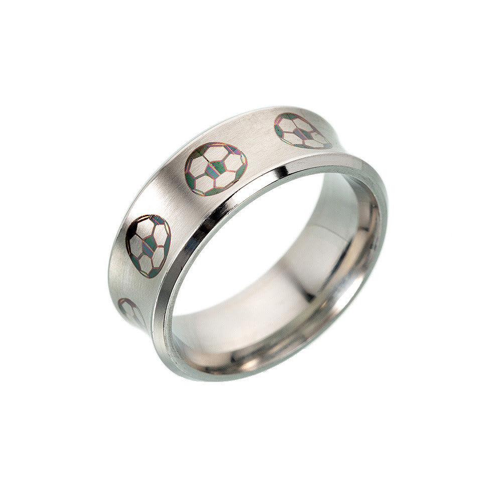 Anello Geometrico Unisex in Acciaio Inossidabile