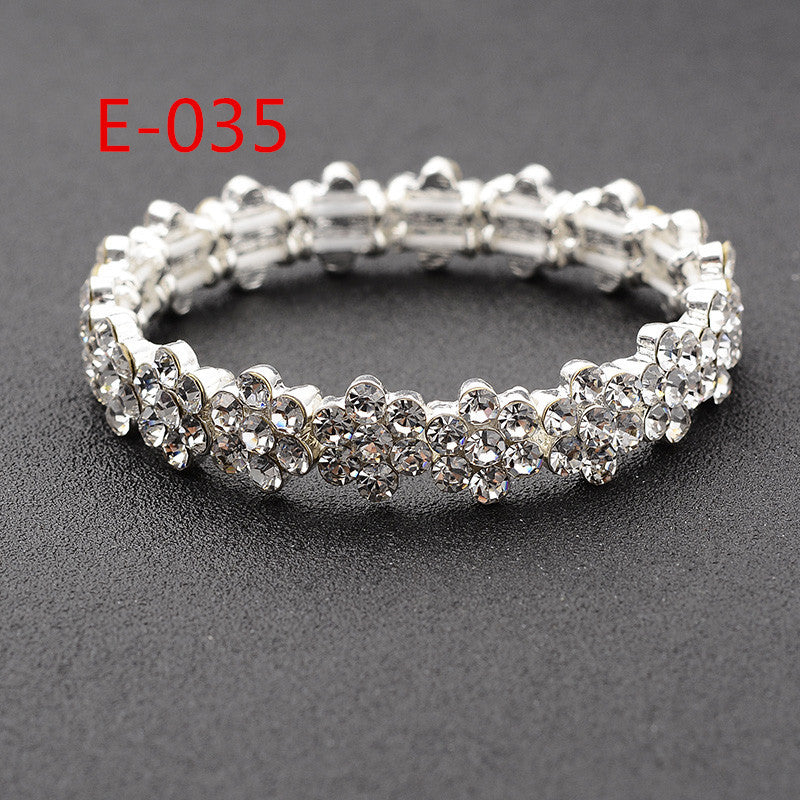 Floral Natural Fresh and Sweet Semi-handmade Pearl Bracelet for Women Wedding Daily Party Photoshoot