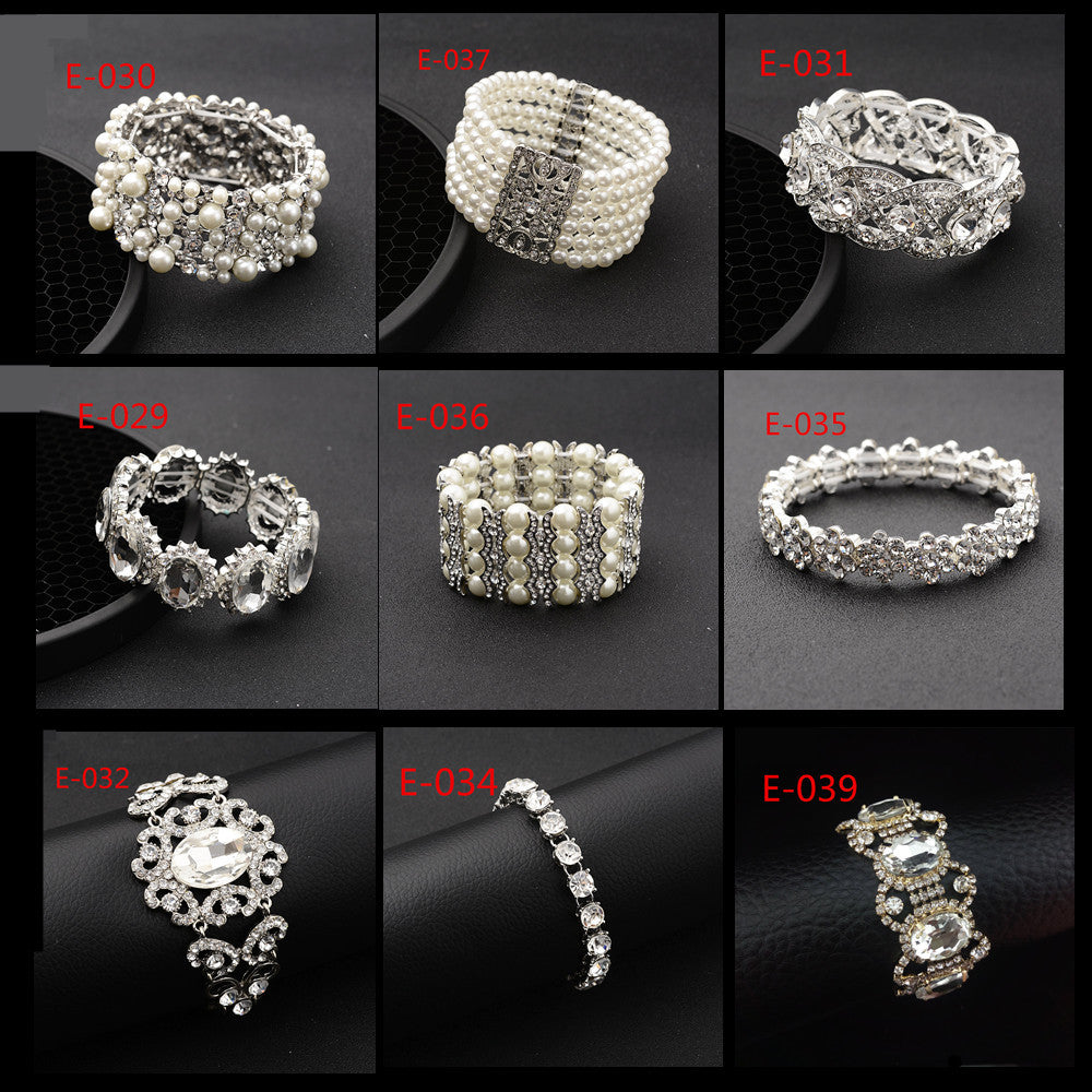 Floral Natural Fresh and Sweet Semi-handmade Pearl Bracelet for Women Wedding Daily Party Photoshoot