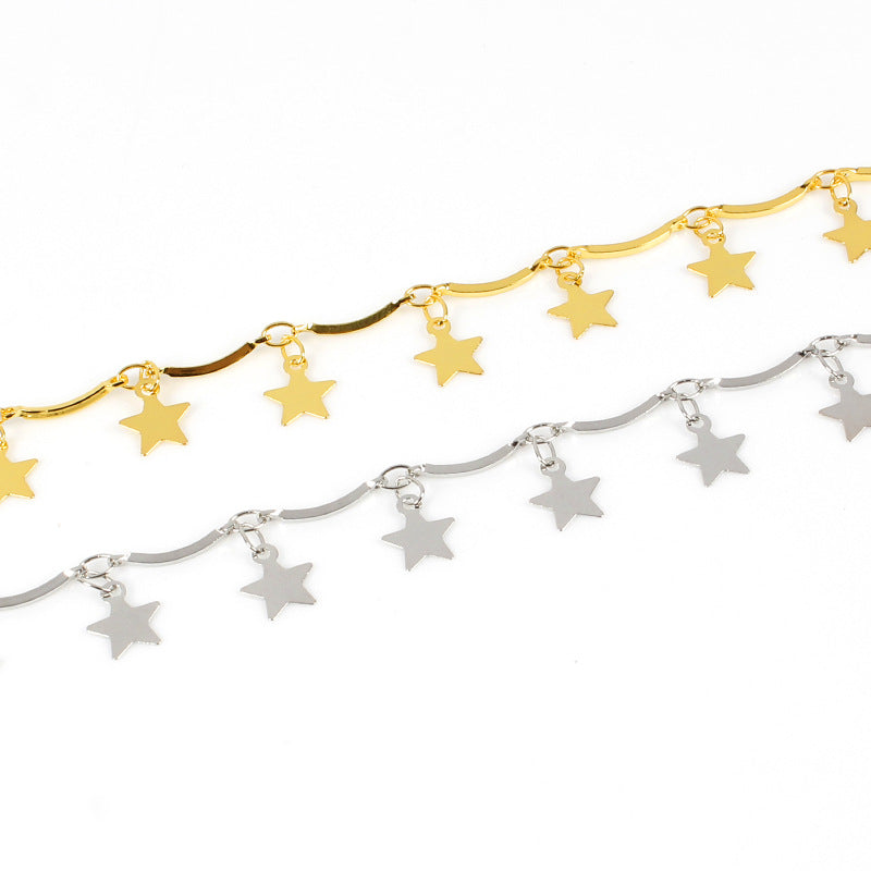 High-Gloss Star Pendant Necklace for Women